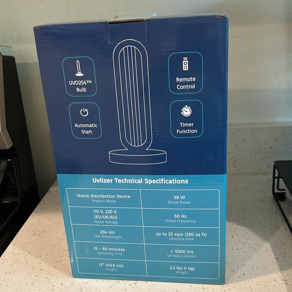 Uvilizer Tower UV Light Sanitizer and Ultraviolet Lamp - Picture 3 of 6